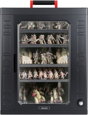 Jucoci Miniatures Storage Case Miniatures Transport Case (Large Size with Light) in Kuwait
