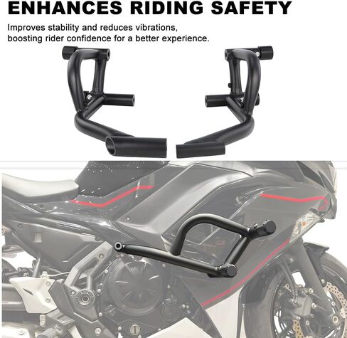 Xitomer Stunt Cage Compatible with Ninja650 Z650 2017-2025, Crash Bar Engine Guard, Motorcycle Highway Bar Race Rail, Stunt Crash Cage in Saudi Arabia