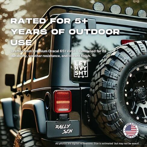 LFT HVY SHT - Motivational Car Vinyl Decal Bumper Sticker for Car, Wall, Window, Vehicle, Inspirational, Gym, Gym Bro, Weights, Lifting, Powerlifting, Bodybuilding in Kuwait