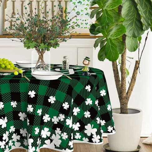 8 Pack St. Patrick's Day Glitter Branches 15in Artificial Shamrock Flower Picks Green Berry Stems for St. Patrick's Day Home Party Centerpiece Decor (Clover) in Kuwait