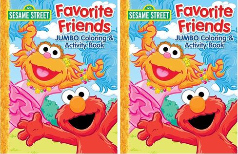 Bendon 41733 Sesame Street 64-Page Jumbo Coloring and Activity Book in Saudi Arabia