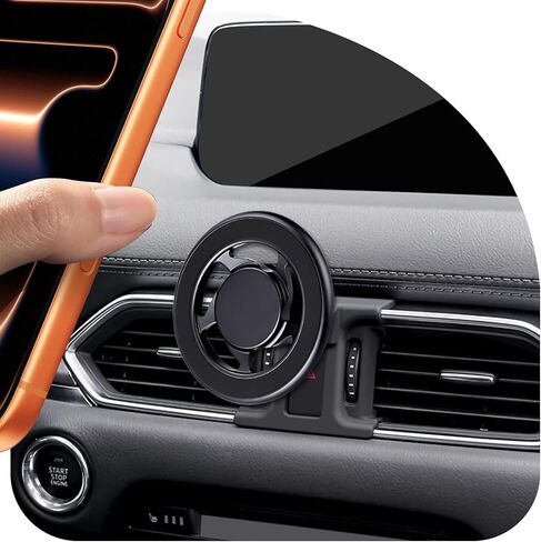 Car Phone Holder, Car Air Vent Phone Stand Mount, for Mazda CX-5 2024 2023 2022 2021 2020 2019 2018 2017, Auto Dashboard Magnetic Navigation Bracket, for iPhone, Samsung and All Smartphone in Saudi Arabia