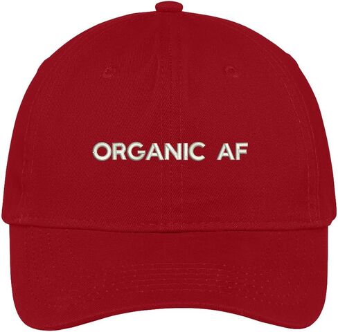 Trendy Apparel Shop Organic Af Embroidered Cap Premium Cotton Dad Hat in Saudi Arabia