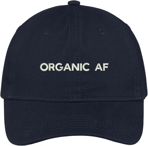 Trendy Apparel Shop Organic Af Embroidered Cap Premium Cotton Dad Hat in Saudi Arabia