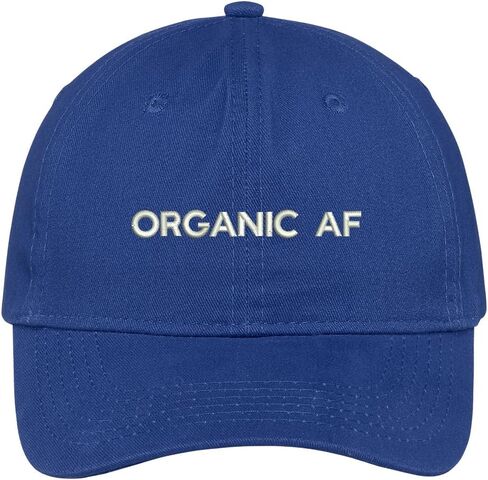 Trendy Apparel Shop Organic Af Embroidered Cap Premium Cotton Dad Hat in Saudi Arabia