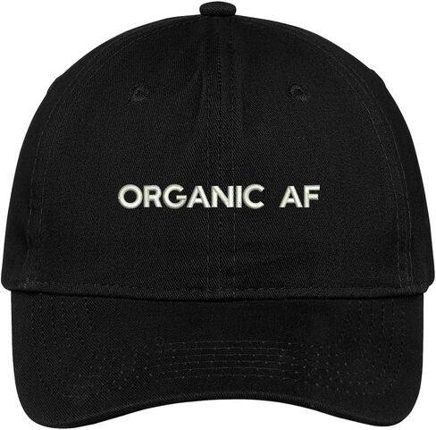 Trendy Apparel Shop Organic Af Embroidered Cap Premium Cotton Dad Hat in Saudi Arabia