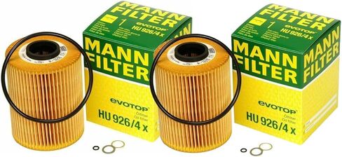 Pair Set of 2 Engine Oil Filters for BMW E36 E46 E85 E86 M3 Z4 3.2 L6 in Saudi Arabia