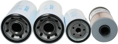 4 Pcs TONNISI ST-1014 Oil & Fuel & Water Separator Filter Kit Replaces P552100, P556916, P550467 Compatible With many Detroit Diesel Series 60 Applications in Kuwait