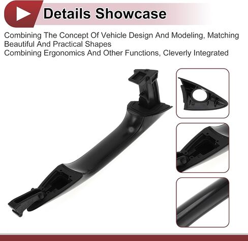 1 Pc Car Exterior Door Handles Grip for Hyundai Elantra 2011-2015 Front Left No.826513X010 Black ABS in Saudi Arabia