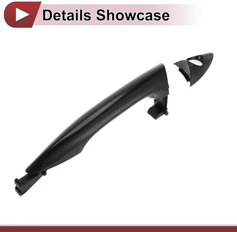 1 Pc Car Exterior Door Handles Grip for Hyundai Elantra 2011-2015 Front Left No.826513X010 Black ABS in Saudi Arabia