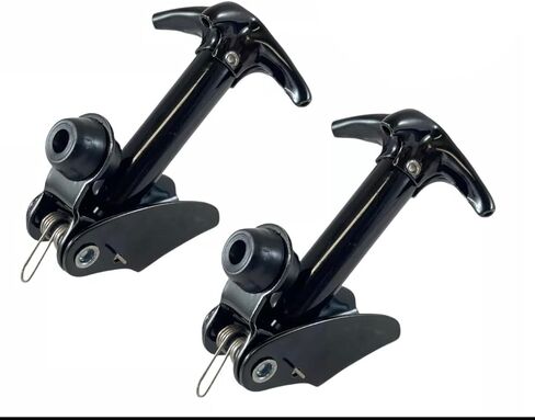 مجموعة خطافات مزلاج غطاء المحرك، أسود، FJ40 FJ43 FJ45، 1972-1985 in Saudi Arabia