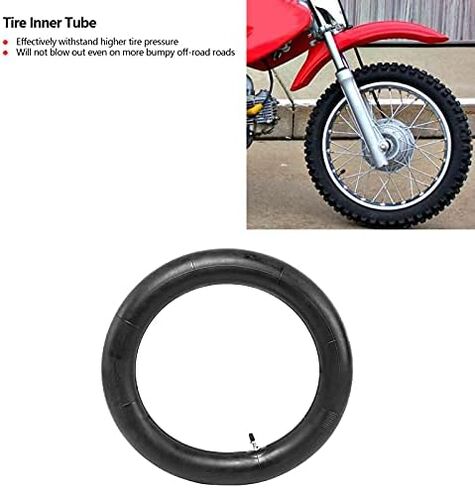 Akozon Tire Inner Tube Set, 80/100-10 (3.00-10) in Tire with Inner Tube for 3.00-10 Knobby Pit Tire Motocross, Dirt Bike, Off Road in Kuwait