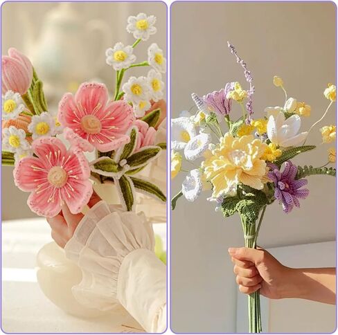 1200 قطعة من أسدية الزهور للحرف اليدوية من Ouligay، سداة زهرة اللؤلؤ من الورق الاصطناعي للحرف اليدوية، السداة المحاكية للبطاقات، قصاصات الزهور، براعم الزهور، صناعة الديكورات DIY من الزهور in Kuwait