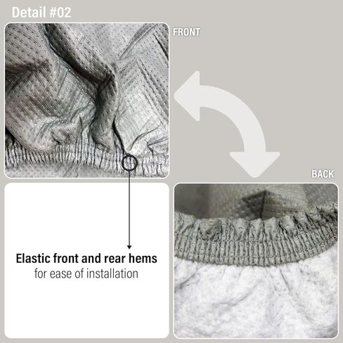 5 Layer Car Cover – for BMW X1 2016-2021 SUV 4-Door Semi Custom Fit Waterproof Full Coverage Rain Snow Sun All Weather Windproof Dust Proof Scratch Resistant Outdoor Automobile in Kuwait