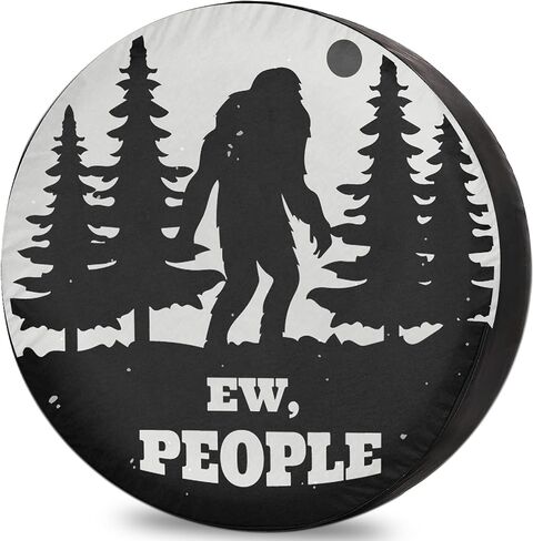 أغطية الإطارات الاحتياطية لمقطورة RV ذات القدم الكبيرة Sasquatch مقاومة للطقس والغبار عالمية لسيارات الدفع الرباعي والمعسكرات ومركبات السفر 12 بوصة 13 بوصة 14 بوصة 15 بوصة 16 بوصة 17 بوصة in Kuwait