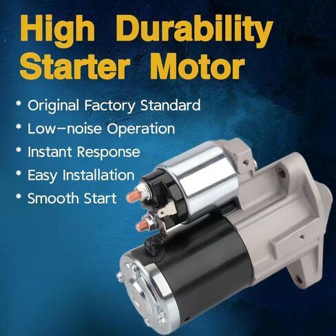 17948 New Starter Motor for 2009-2020 Dodge Durango Ram 1500 2500 3500 4000,2006-2010 Jeep Commander,2005-2020 Grand Cherokee 5.7L V8 Engine OE Replacement# 56044736AB M000T23271 in Kuwait