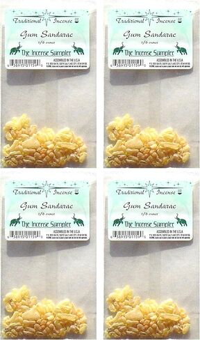 Gum Sandarac Incense Packaged in 3"x5" Bags - Sold in Quantities of 4 Packages in Kuwait