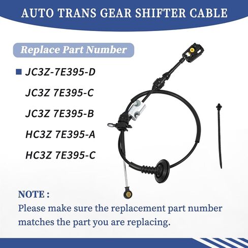 JC3Z-7E395-D Auto Trans Gear Shifter Cable Compatible with Ford F-250 F-350 Super Duty 2017 2018 2019 2020 with the 6 Speed 6R140 Automatic Transmission in Saudi Arabia