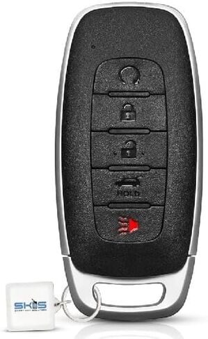 SKS Smart Key for Nissan 2022-2023, 5-Button Proximity Key Fob Replacement for Nissan Kicks Rogue Pathfinder KR5TXPZ3 285E3-7LA7A S180146127 in Kuwait