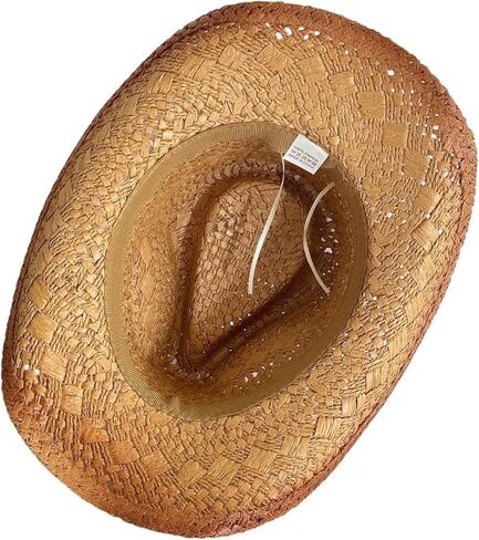 قبعة من القش للجنسين، أشرطة زخرفية أنيقة مطرزة بالخرز، للشاطئ في الهواء الطلق لنزهات الشاطئ، حدود واسعة، بيج شمسي in Kuwait