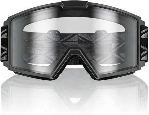 Ski/Snowboard Goggles for Men Women & Youth - OTG Snow Snowboard Skiing Goggles Anti Fog - Silver 11% in Saudi Arabia