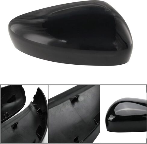 غطاء مرآة الرؤية الخلفية متوافق مع 2020-2024 Ford Escape SE/SEL 20 21 22 23 24 w/o بدوره إشارة ضوء مرآة قبعات استبدال اليسار واليمين in Kuwait