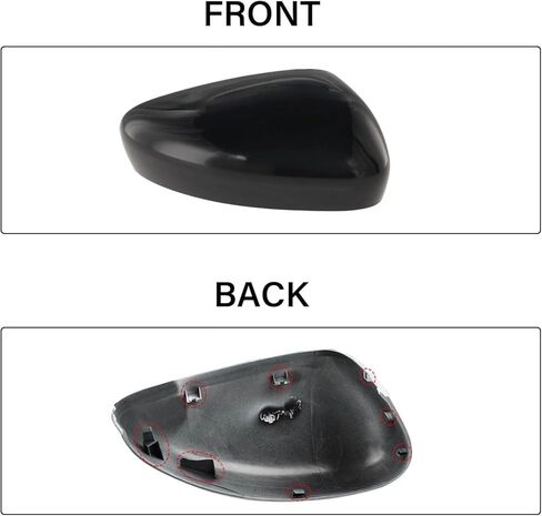 غطاء مرآة الرؤية الخلفية متوافق مع 2020-2024 Ford Escape SE/SEL 20 21 22 23 24 w/o بدوره إشارة ضوء مرآة قبعات استبدال اليسار واليمين in Kuwait