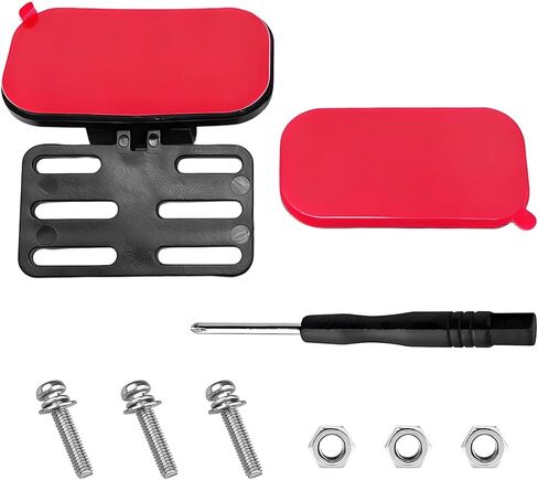 Car Rear Camera Holder, Adjustable Adhesive Vehicle Back Windshield Backup Camera Mount, Automotive Dash Cam Rearview Cam Reverse Bracket, Universal for SUV Sedan Truck (Black) in Kuwait