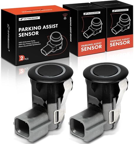 A-Premium 2-PC Reverse Backup Parking Assist Sensor Compatible with Select Infiniti & Nissan Models - QX50, Q60, G37, Cube, QX56, QX70, Q70, EX35, EX37, FX35, FX37, FX50, G25, G37, M35h, M37, M56 in Saudi Arabia