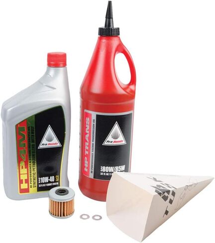 طقم تغيير الزيت مع مزيج صناعي Pro-Honda HP4M 10W-40 لهوندا CRF450R 2002-2016 in Kuwait
