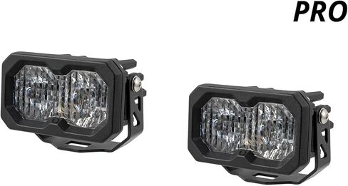 C2 2.0 SAE/DOT White Pro Standard LED Pod (pair), Combo/Driving w/Amber Backlight in Kuwait
