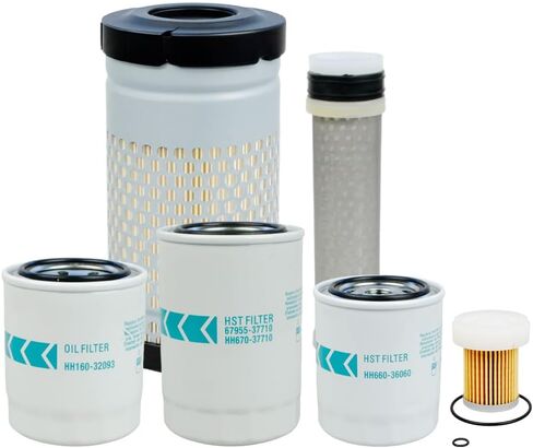 HH160-32093 6A320-59930 6C060-99410 HH670-37710 HH660-36060 Filter Kit compatible with Kubota B3000 B3030 B3200 B3300 HST in Kuwait