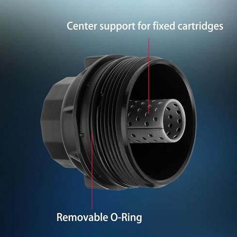 Oil Filter Housing Cap Assembly Compatible with Toyota Camry Highlander RAV4 Venza Scion Replace# 15620-36010, 15620-36020 in Kuwait