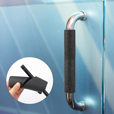 4 قطع من أغطية أرجل إطار السرير، القطر الخارجي 1.97 بوصة واقيات أصابع القدم للأثاث، واقيات أرجل السرير القابلة للانحناء، واقيات أقدام السرير، تحافظ على أصابع قدميك من التلف (أسود) in Kuwait