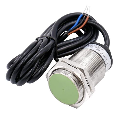 Heschen M30 مستشعر القرب الاستقرائي التبديل PR30-10DN2 كاشف نوع أسطواني 10 مللي متر DC12-24V 3-Wire NPN NC (مغلق عادة) CE in Kuwait