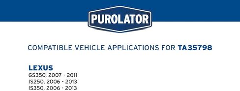 Purolator TA35798 PurolatorTECH Air Filter Compatible With 2006-2013 Lexus IS250, 2007-2011 Lexus GS350 and 2006-2013 Lexus IS350 in Saudi Arabia