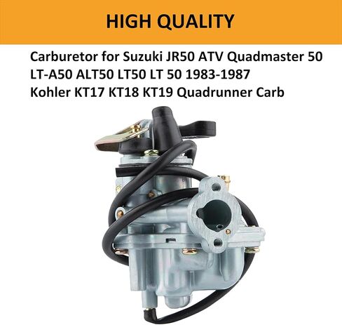 المكربن ​​متوافق مع سوزوكي JR50 ATV Quadmaster 50 LT-A50 ALT50 LT50 LT 50 1983-1987 Kohler KT17 KT18 KT19 Quadrunner Carb in Kuwait