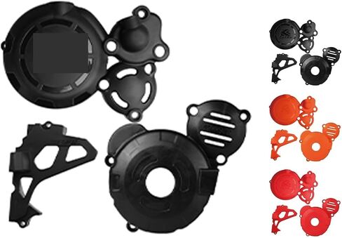 Motocross Ignition Clutch Cover Guard Small Sprocket Gear Protector For Bosuer BSE M6 J1 FOR ZongShen 300cc distintivo(Black Sprocket Cover) in Saudi Arabia