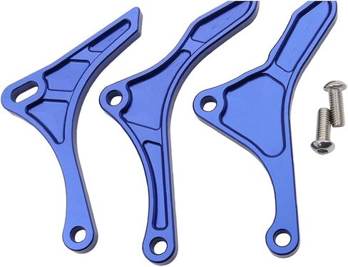 Motorcycle CNC Engine Plate Case Saver Cover Guard Protector For Yamaha YZ250F YZ450F YZ250FX YZ450FX distintivo(Y9 Black) in Saudi Arabia