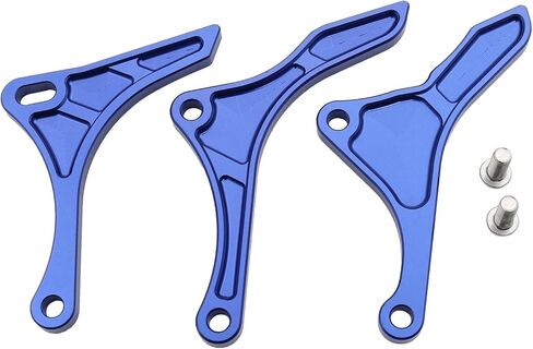 Motorcycle CNC Engine Plate Case Saver Cover Guard Protector For Yamaha YZ250F YZ450F YZ250FX YZ450FX distintivo(Y9 Black) in Saudi Arabia