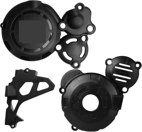 Motocross Ignition Clutch Cover Guard Small Sprocket Gear Protector For Bosuer BSE M6 J1 FOR ZongShen 300cc distintivo(Black Sprocket Cover) in Saudi Arabia