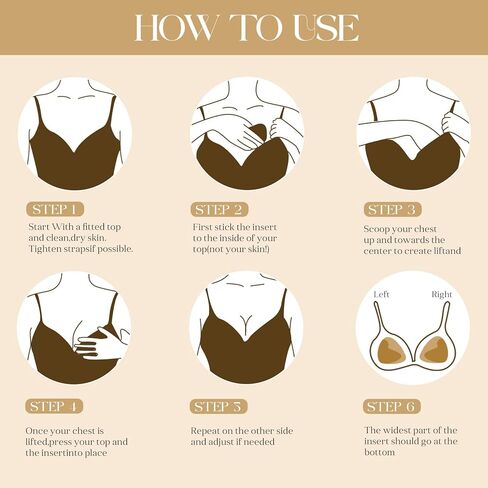 رفع منصات حمالة الصدر اللزجة ، إدراجات حمالة الصدر اللزجة مزدوجة الجوانب ، إدراجات حمالة الصدر اللزجة لملابس السباحة ، حمالة صدر لاصقة فورية in Kuwait