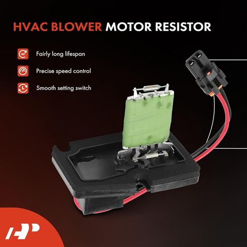 A-Premium HVAC Heater Blower Motor and Resistor Assembly Compatible with Buick, Chevrolet, Oldsmobile & Pontiac Vehicles - for Corvette, Century, Regal, Impala, Monte Carlo, Intrigue, Grand Prix in Saudi Arabia
