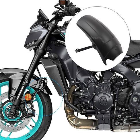 ALmart Motorcycle Front Fenders Mudguard Extender Splash Guard Extension Fit forYa-maha Tracer9 GT/MT-09 in Saudi Arabia