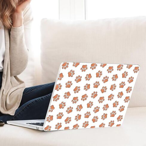 متوافق مع جهاز MacBook Air مقاس 13 بوصة، غطاء صلب مع غطاء لوحة مفاتيح وواقي شاشة (A1369 A1466، إصدار 2010-2017) - Paws MD8340 in Kuwait
