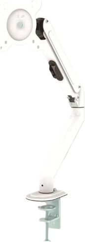 DL-G02 17"-27" Gas Spring Monitor Desktop Stand 2-7kg 100x100 75x75 Black and White 360 ​​Rotation Full Motion Monitor Mounting Bracket(White) in Saudi Arabia