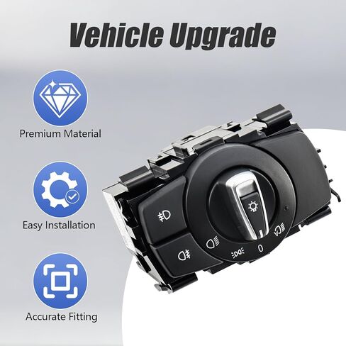 المصباح التحكم تجميع مفتاح الإصدار قاعدة ل BMW 1 3X1 سلسلة E81 E82 E87 E88 E90 E91 E92 E93 E84 يستبدل 61316932796 61319169404 in Kuwait