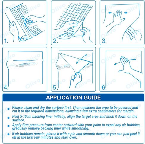 Olivo 2 Pack Contain Contact Paper Roll for Books Crafts 17.5in × 5ft peel and stick kostaive cover plastic in Kuwait
