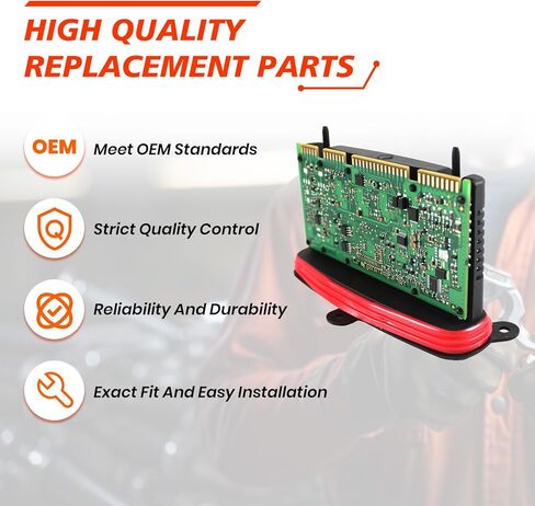 63117440877 Headlight ECU Driver Module, Compatible with 528i xDrive 535d 535i 550i M5 2014-2016, Automotive Xenon Module Control Unit Replace Part 63117427607 63117409579 in Kuwait