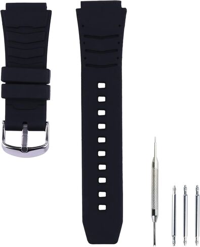 حزام ساعة مطاطي للرجال 20 مم متوافق مع Casio PRW-1100 PRW-1000 PAG-80 PRG-80 للرياضات الخارجية وسوار ساعة من السيليكون مقاوم للماء وسوار معصم وإكسسوارات سوار in Kuwait